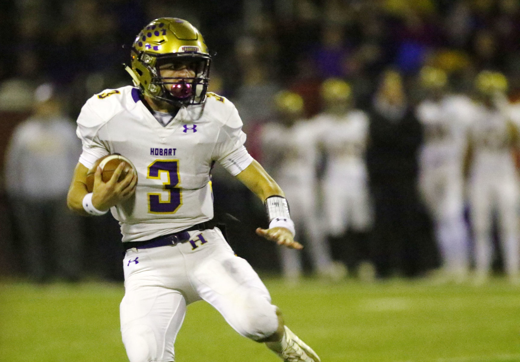 Gallery: 4A football sectional first round: Hobart vs. Morton